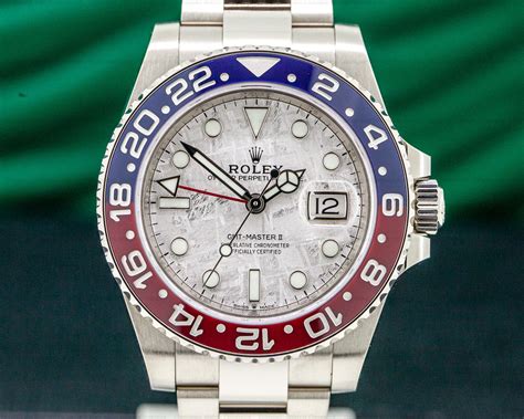 rolex gmt master ii white face|rolex gmt master 2 white gold.